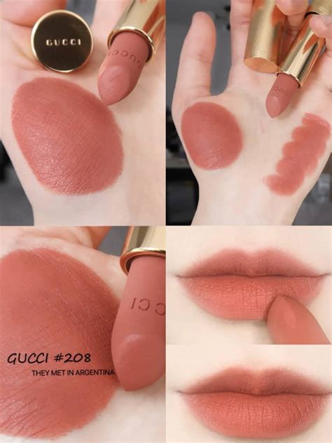 gucci lipstick 208 they met in argentina